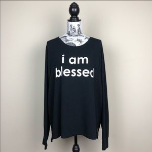 Peace love world I am Blessed XL
